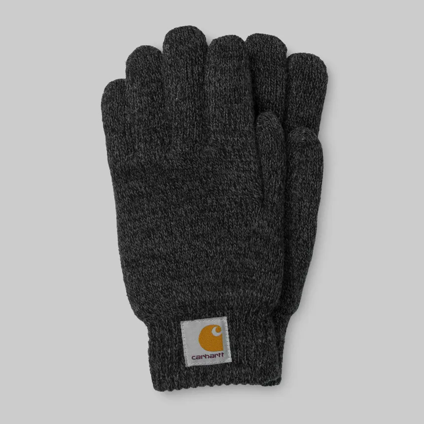 Carhart Wip Guantes Scott Dark Grey Heather/Black