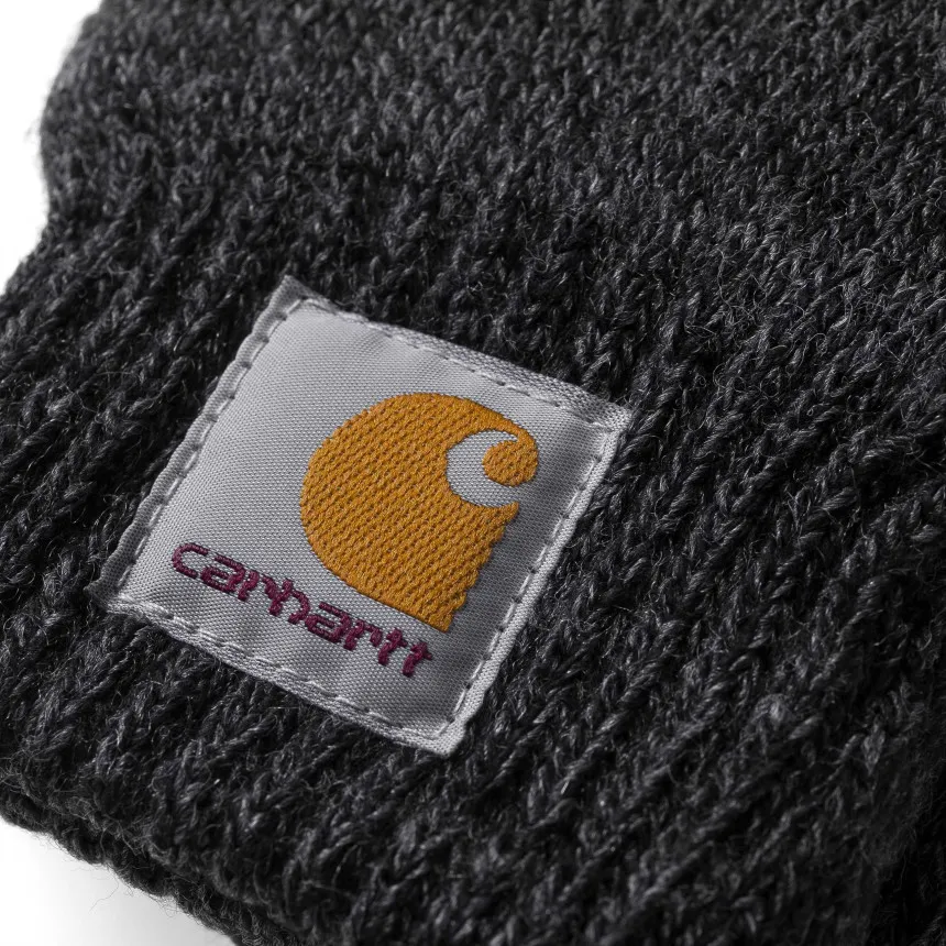 Carhart Wip Guantes Scott Dark Grey Heather/Black