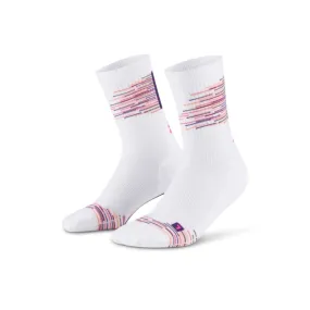 CEP Mujer Calcetines Paris Vibes 80's Mid Cut Sock Blanco 