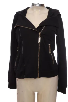 Chaqueta / Abrigo color Negro - Elisabetta Franchi