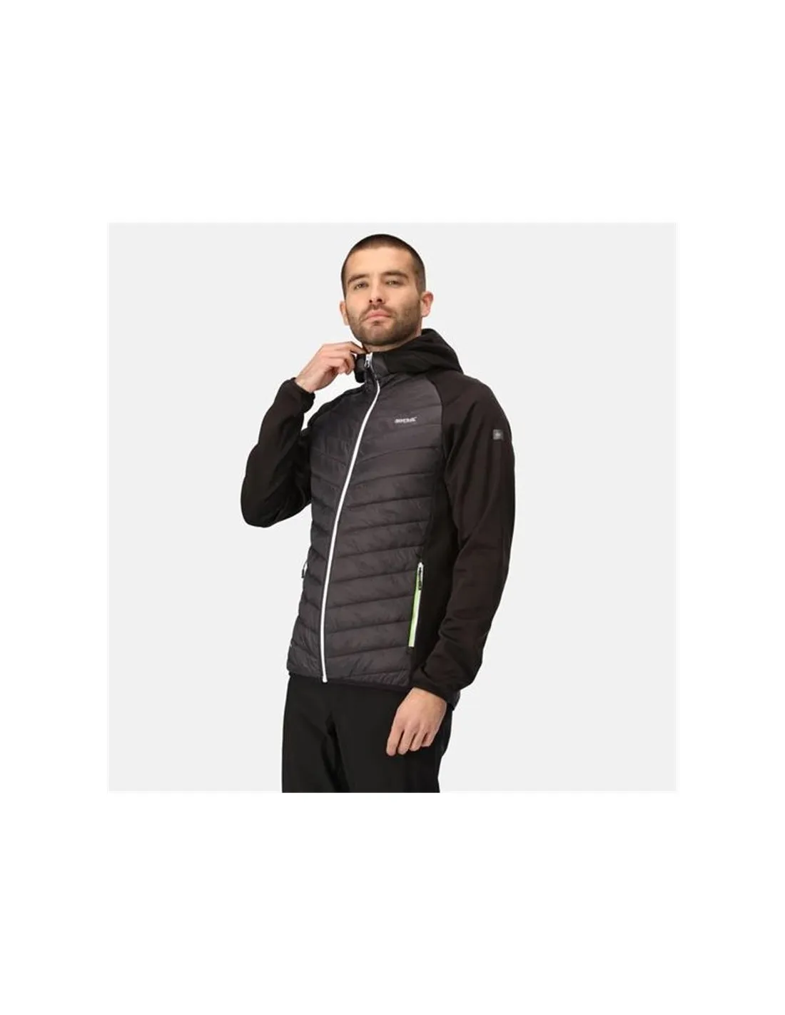 Chaqueta de Montaña Regatta Andreson VIII Hybrid Ash/Black Hombre