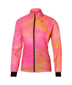 Chaqueta de Running Mizuno Premium Aero Rosa mujer