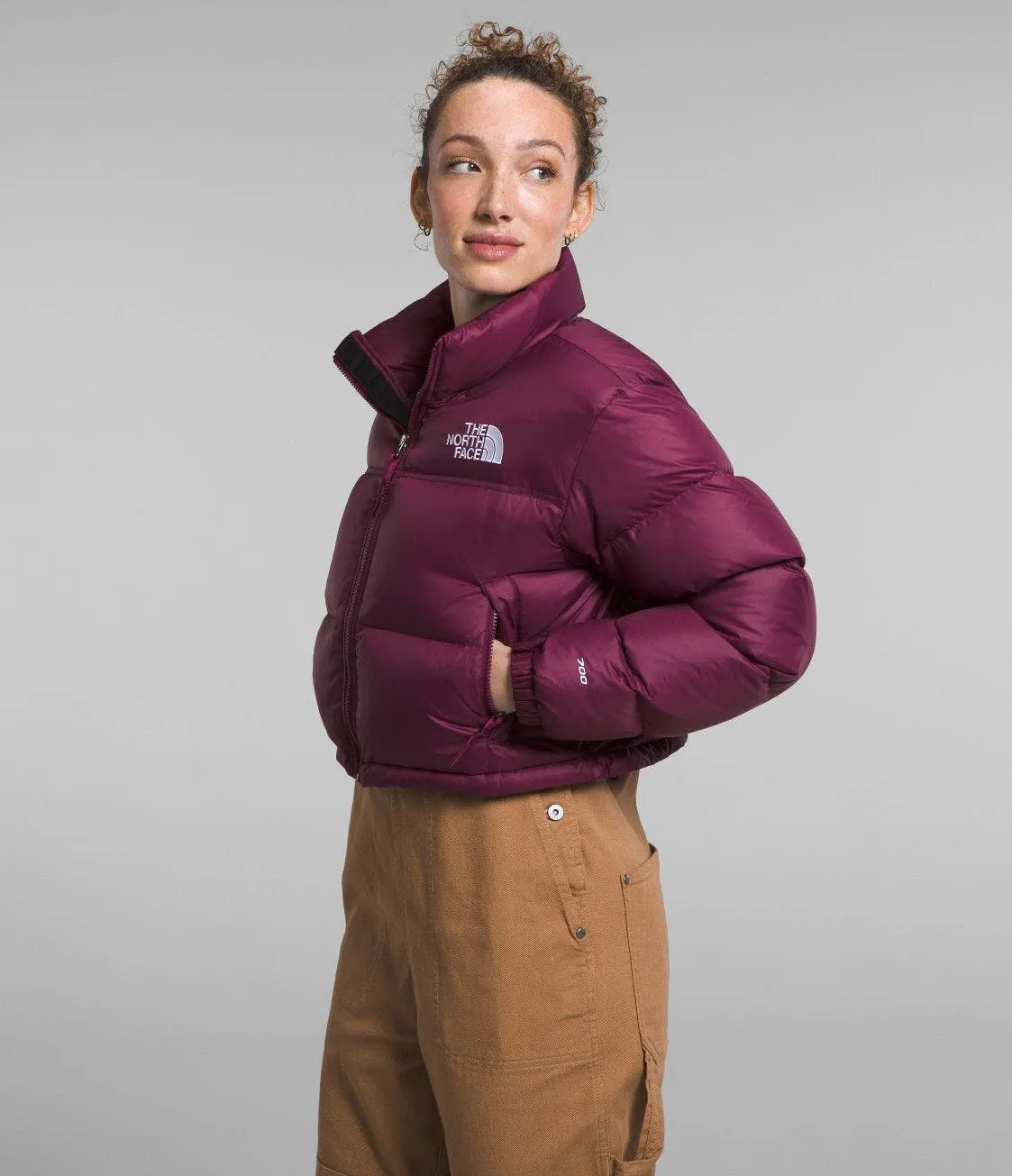 CHAQUETA PLUMA 1996 RETRO NUPTSE CORTA MUJER