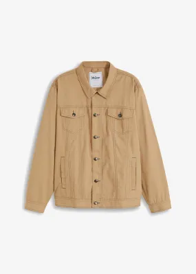 Chaqueta vaquera Beige sarga