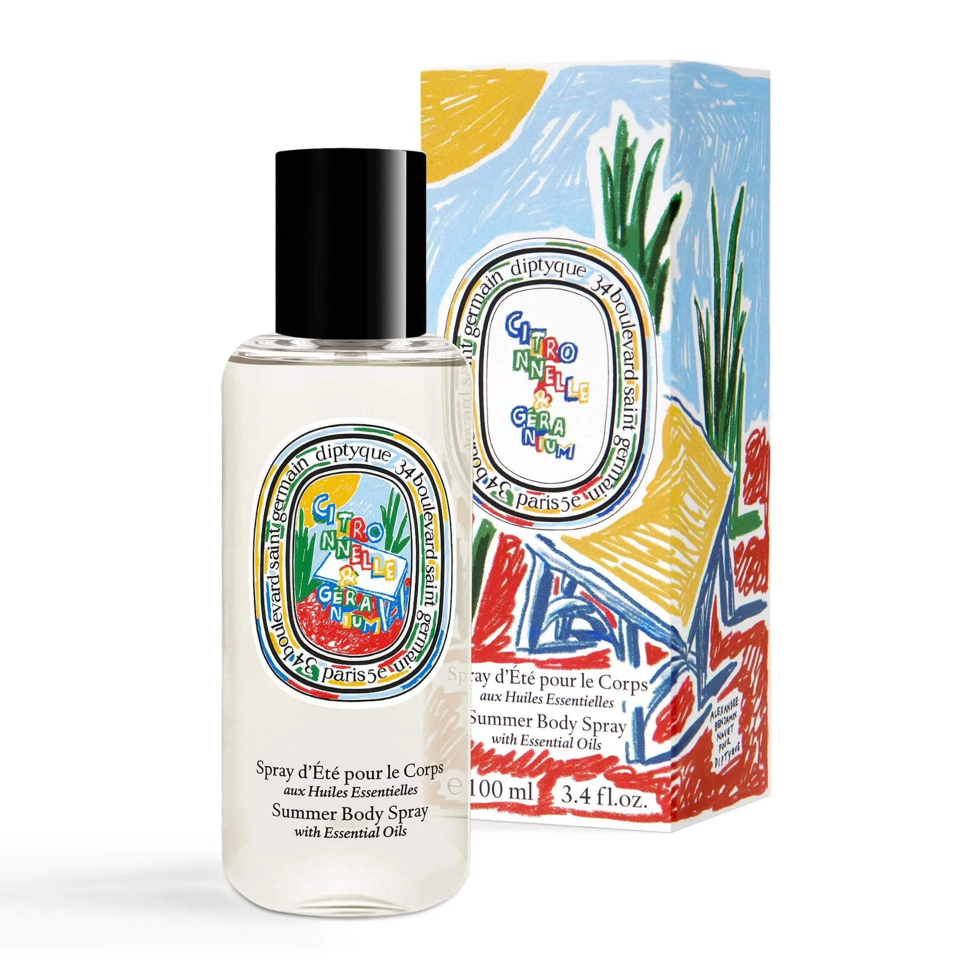 Citronnelle & Geranium Diptyque Spray corporal antimosquito