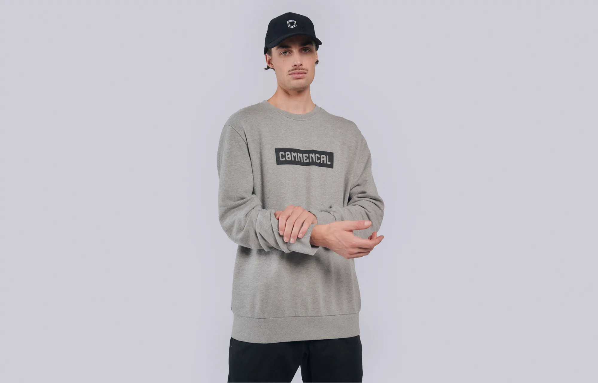 CREWNECK COMMENCAL CORPORATE GREY