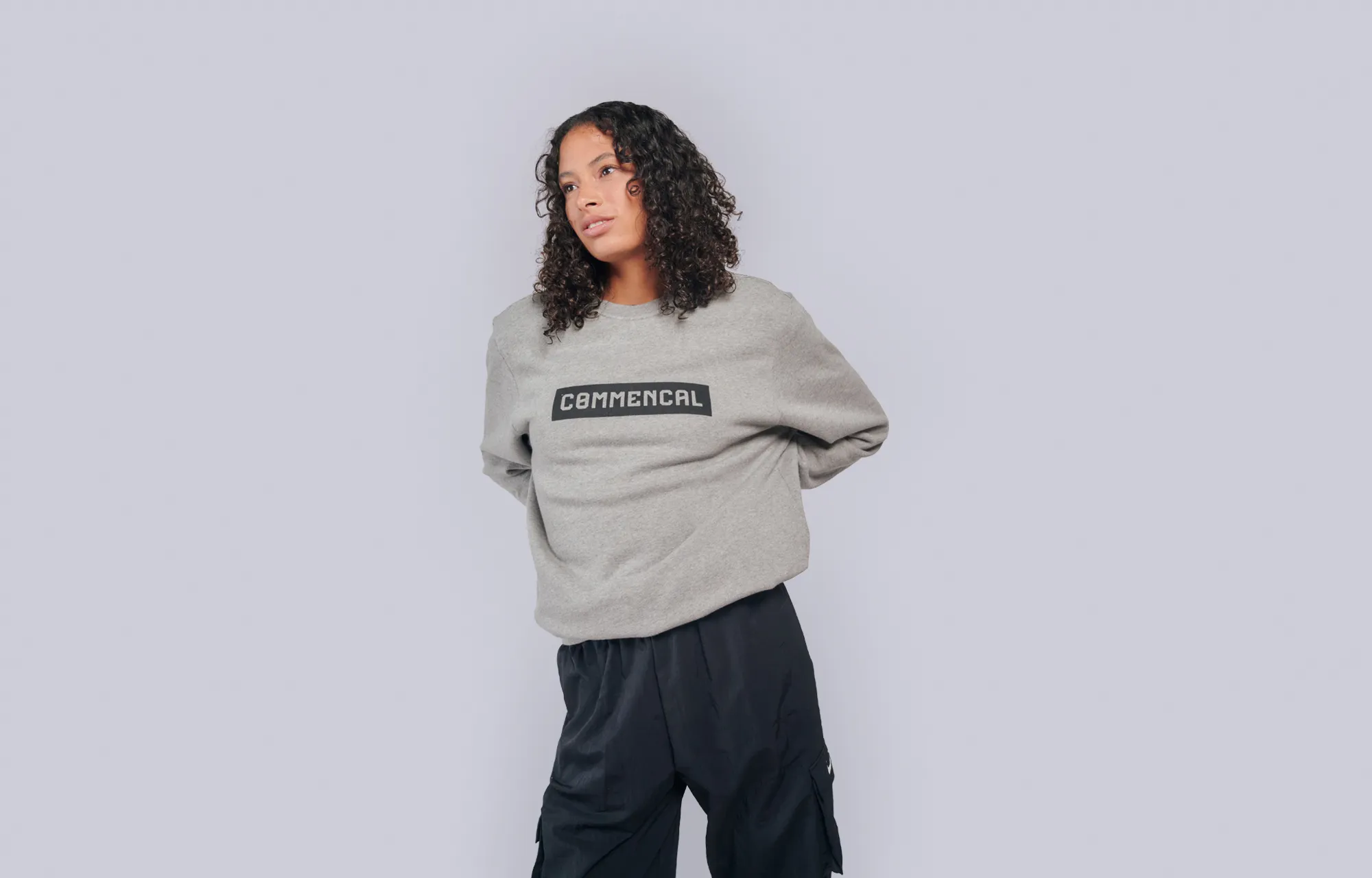 CREWNECK COMMENCAL CORPORATE GREY