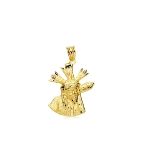 Cristo del Gran Poder Silueta Oro 18K 24mm