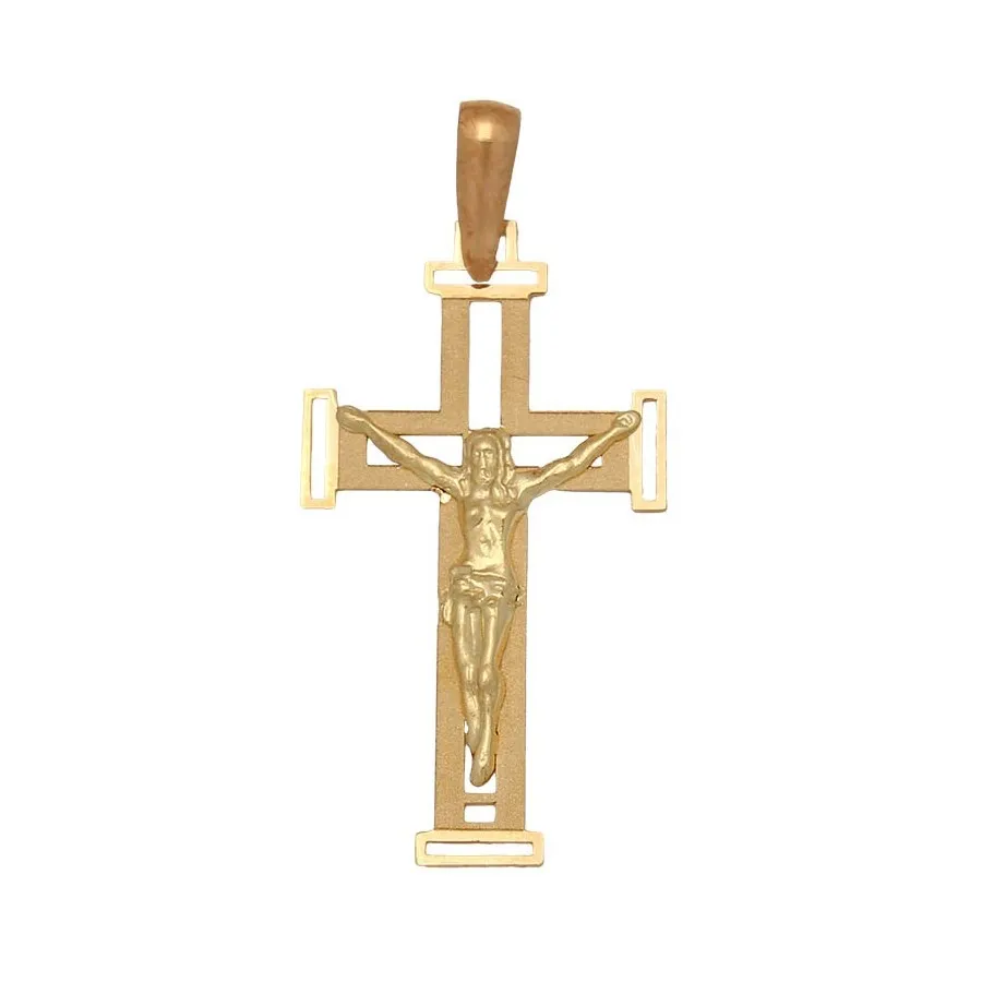 Cruz Oro 18 K Cristo C432