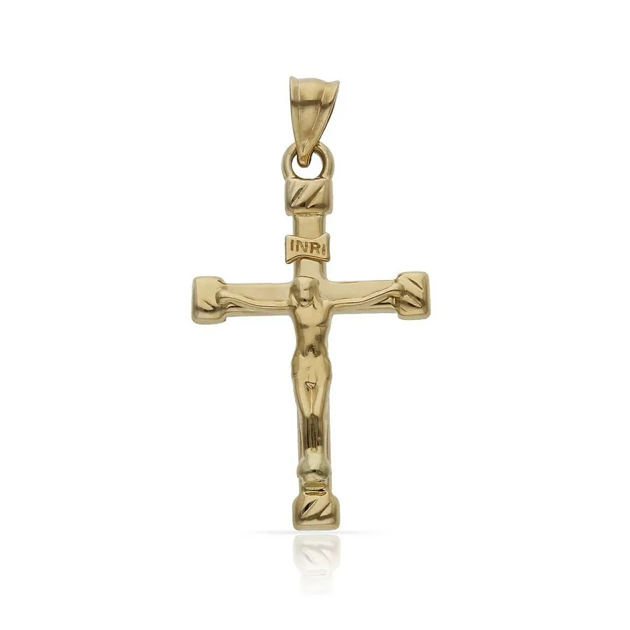 Cruz Oro 18 K Cristo C451