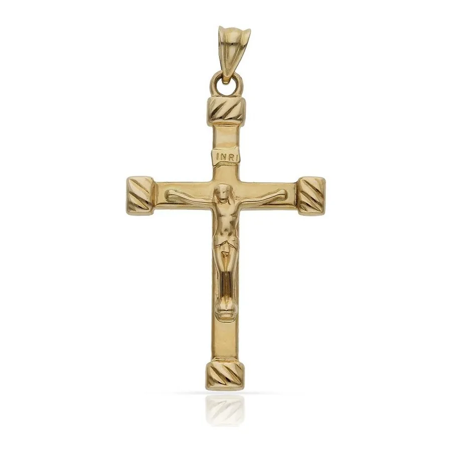 Cruz Oro 18 K Cristo C452