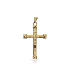 Cruz Oro 18 K Cristo C452