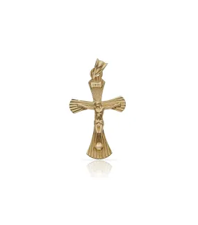 Cruz Oro 18 K Cristo C455