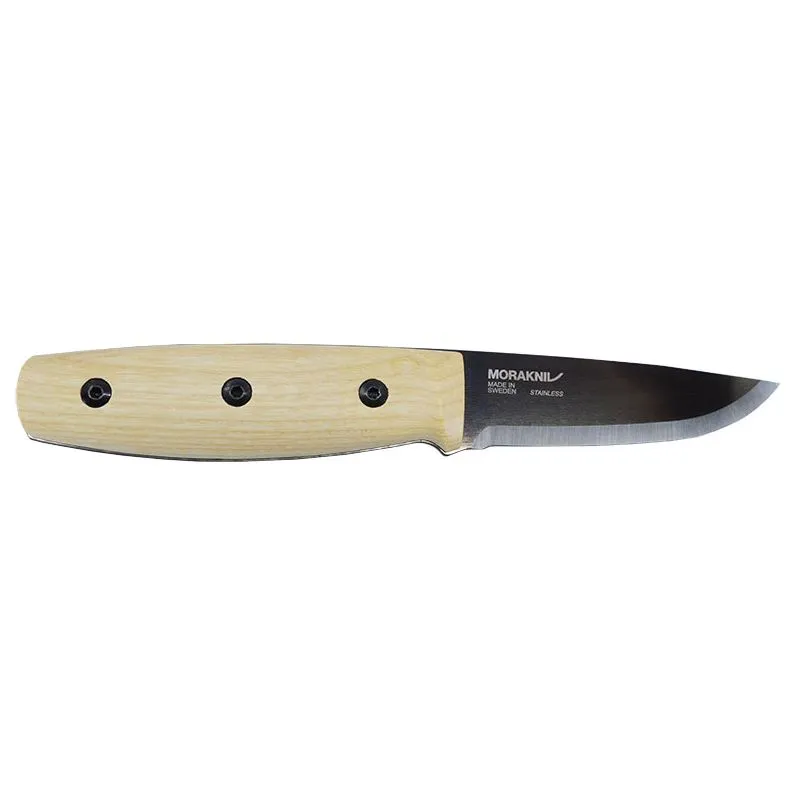 Cuchillo Morakniv Finn BlackBlade (S) Madera de fresno (Beige)