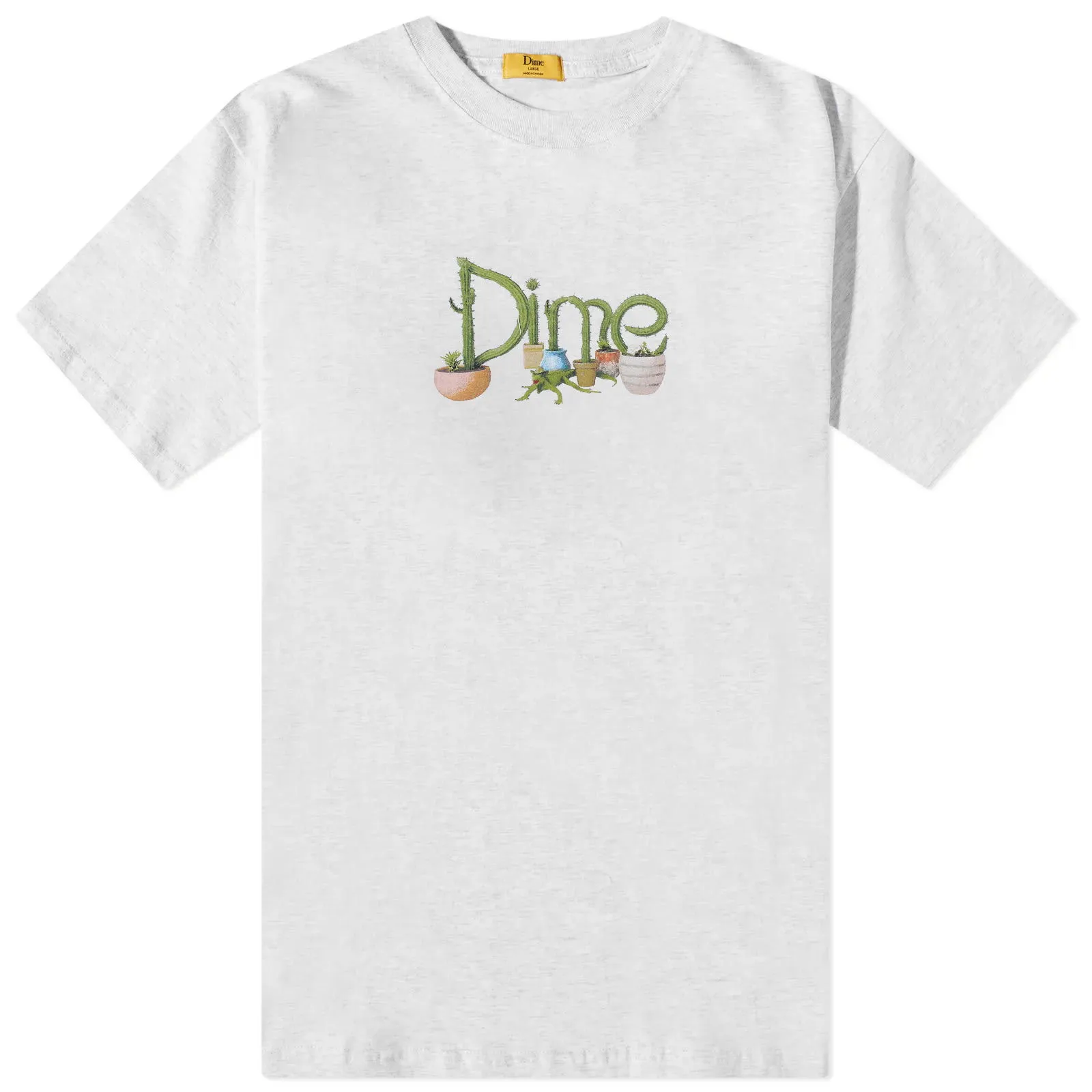 Dime Cactus Tee Ash