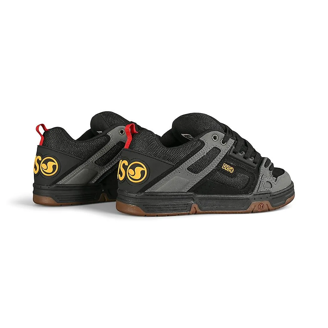 DVS Comanche Skate Shoes - Negro / carbón / chicle / oro fusión