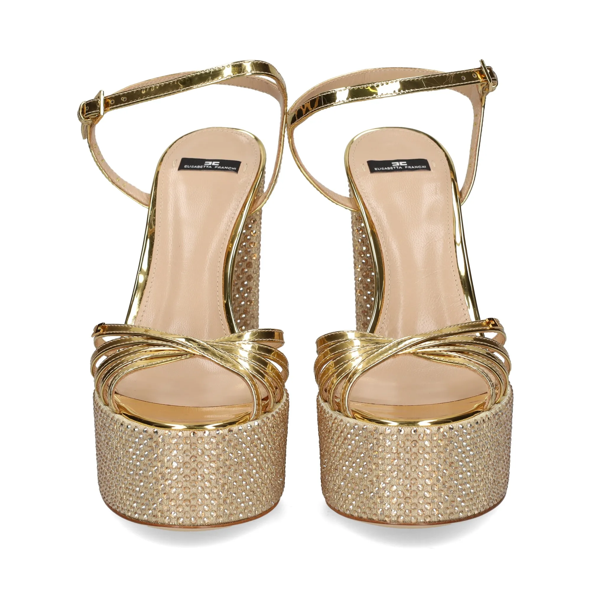 ELISABETTA FRANCHI Sandalias con plataforma de Mujer 610 ORO