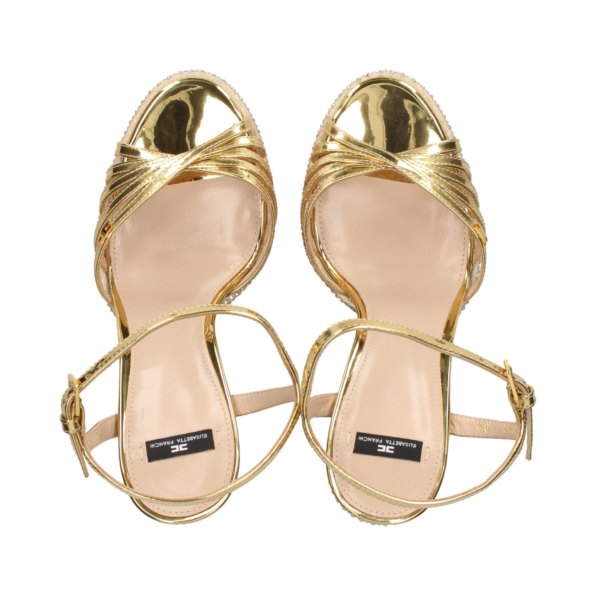 ELISABETTA FRANCHI Sandalias con plataforma de Mujer 610 ORO