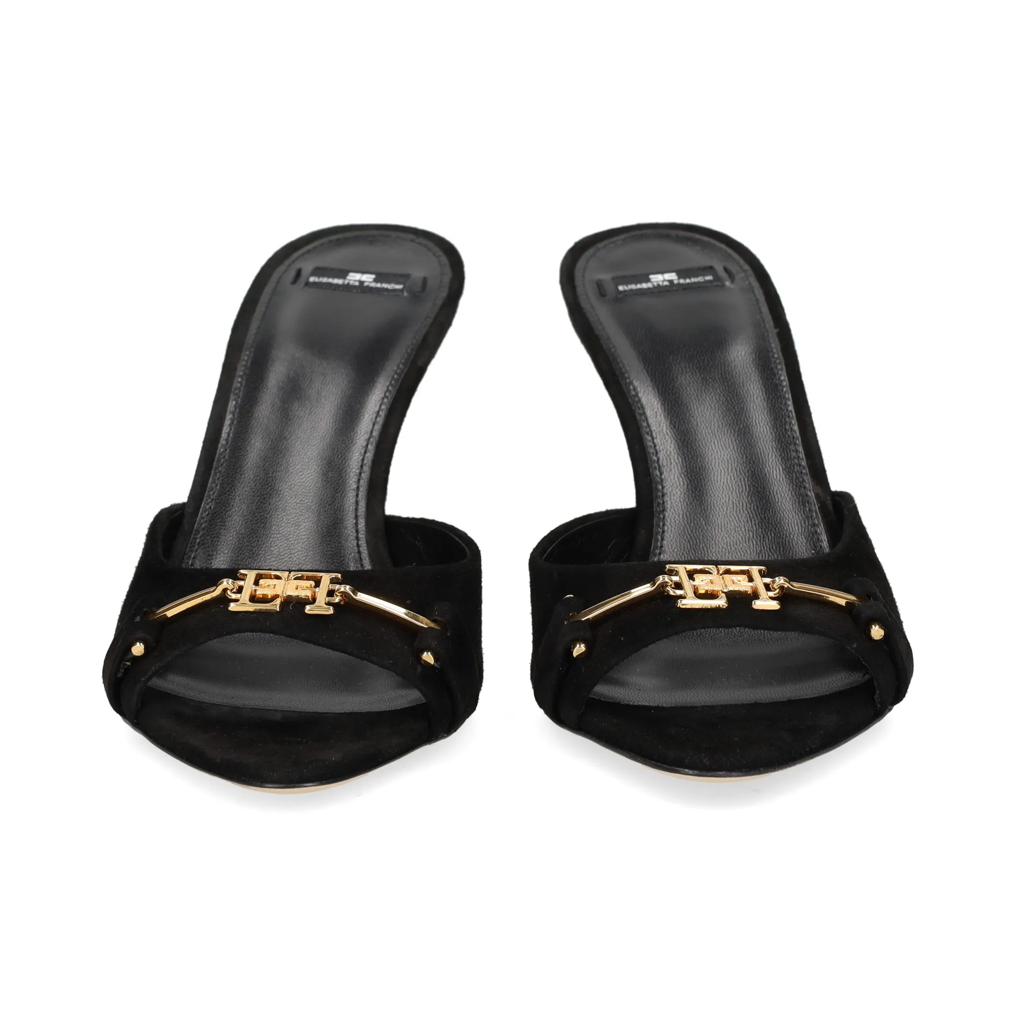 ELISABETTA FRANCHI Sandalias con tacón de Mujer 110 NEGRO