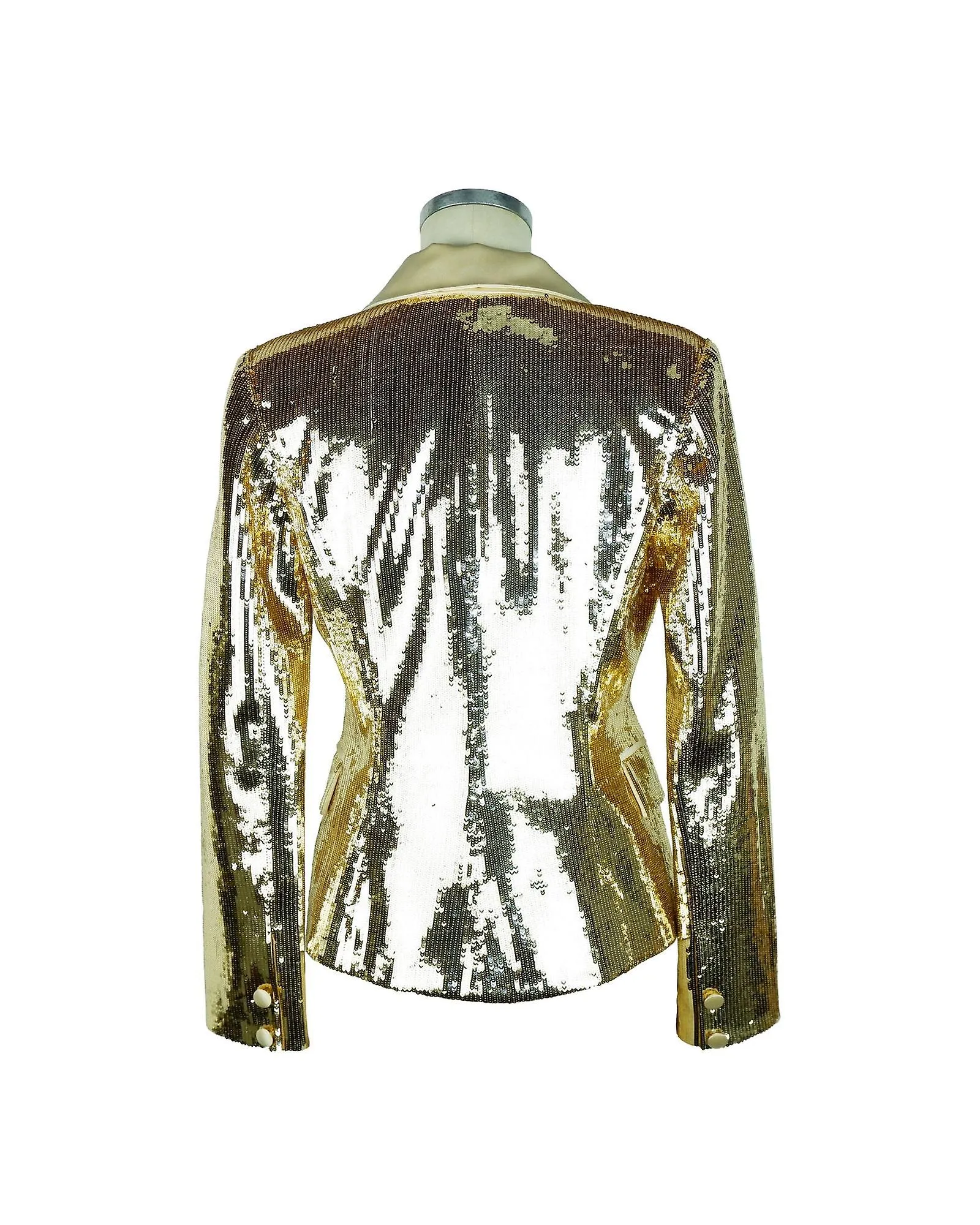 Elisabetta Franchi Sequined Double-Breasted Jacket