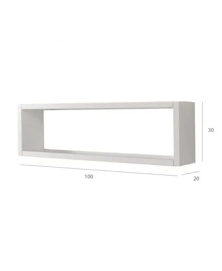 Estanteria Cubo Blanca 100 CM