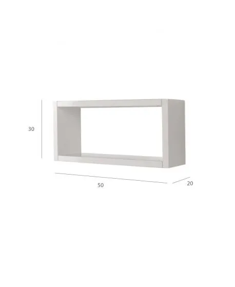 Estanteria Cubo Blanca 50 CM