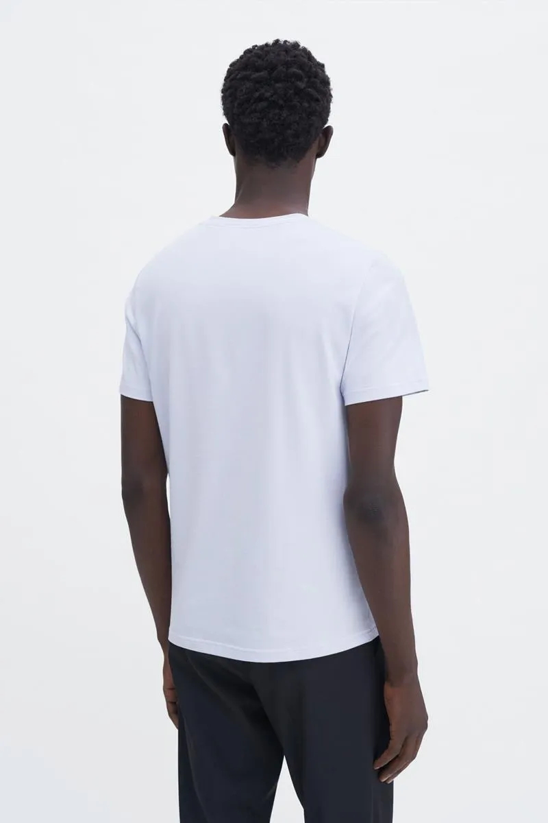 FILIPPA K CAMISETA STRETCH COTTON MIST BLUE