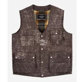 FISHERMAN WAISTCOAT Antique Brown HUNTERS MULTI-POCKET SHOOTER VEST