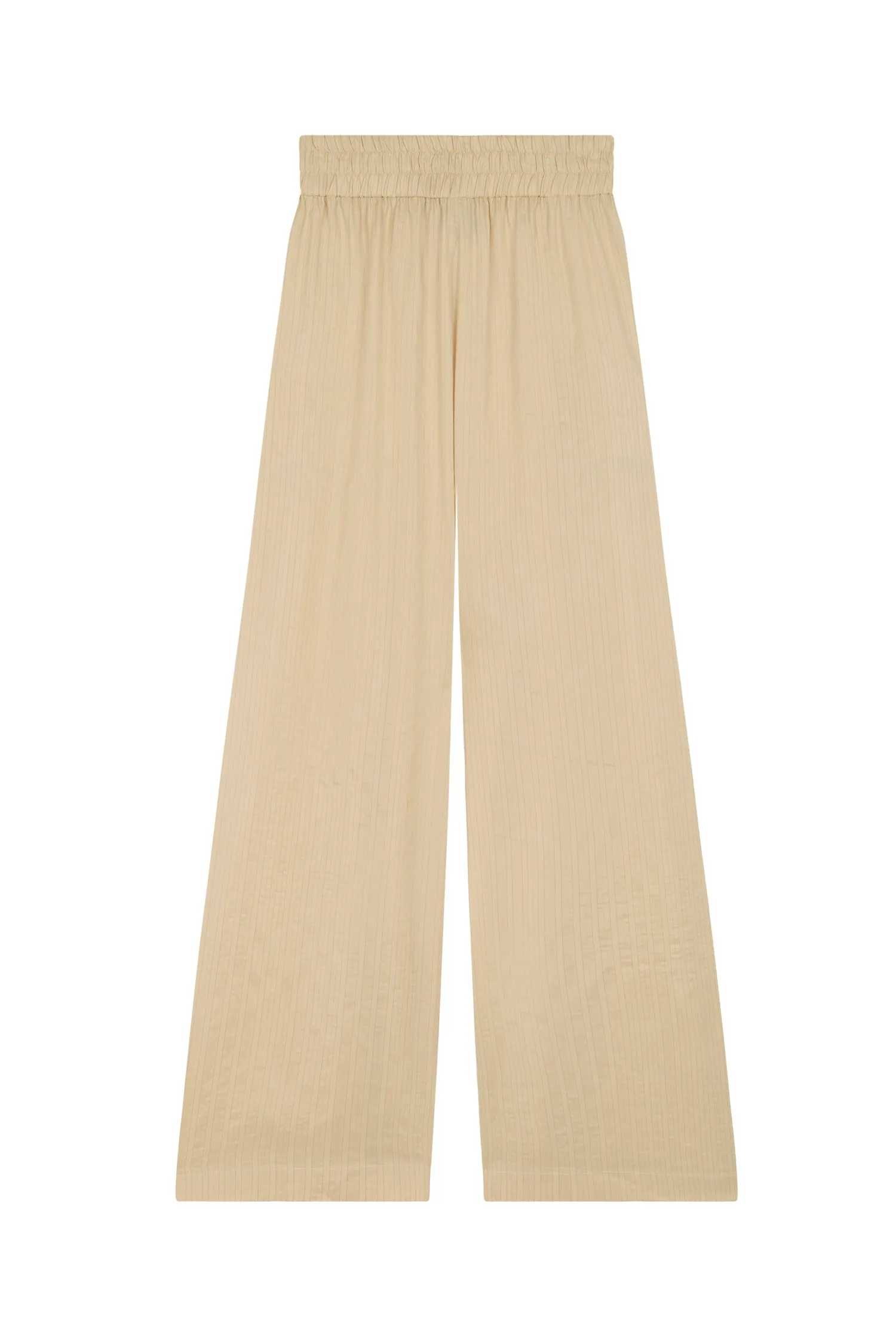 Frances, long pants in vanilla silk