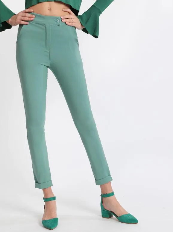 Frenetika Pantalón elegante con vuelta