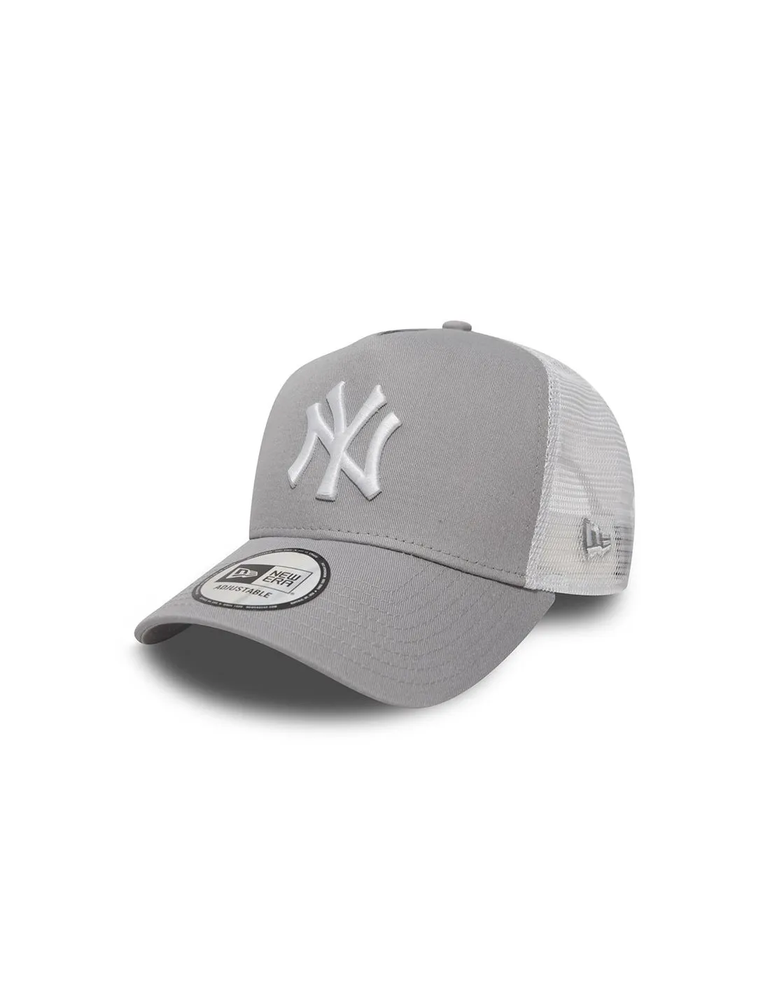 Gorra Béisbol New Era Clean Frame Trucker 9Forty NNY Gris