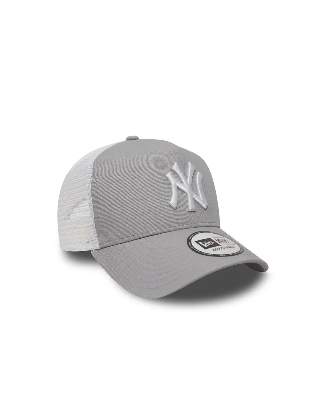 Gorra Béisbol New Era Clean Frame Trucker 9Forty NNY Gris