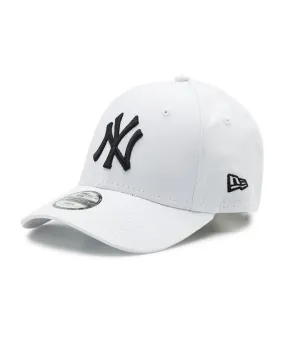 Gorra de béisbol New Era League Essential Yankees blanco Infantil