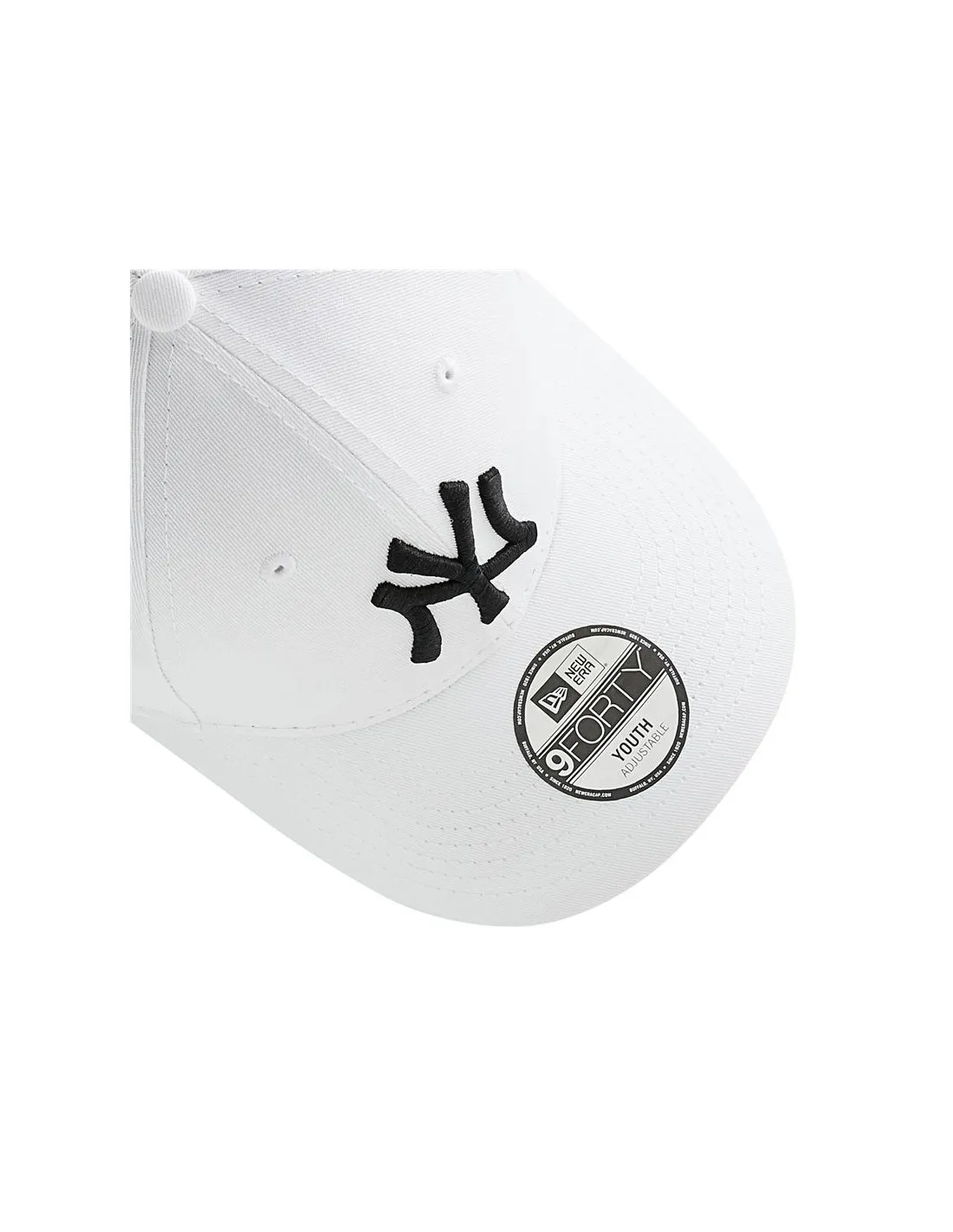 Gorra de béisbol New Era League Essential Yankees blanco Infantil