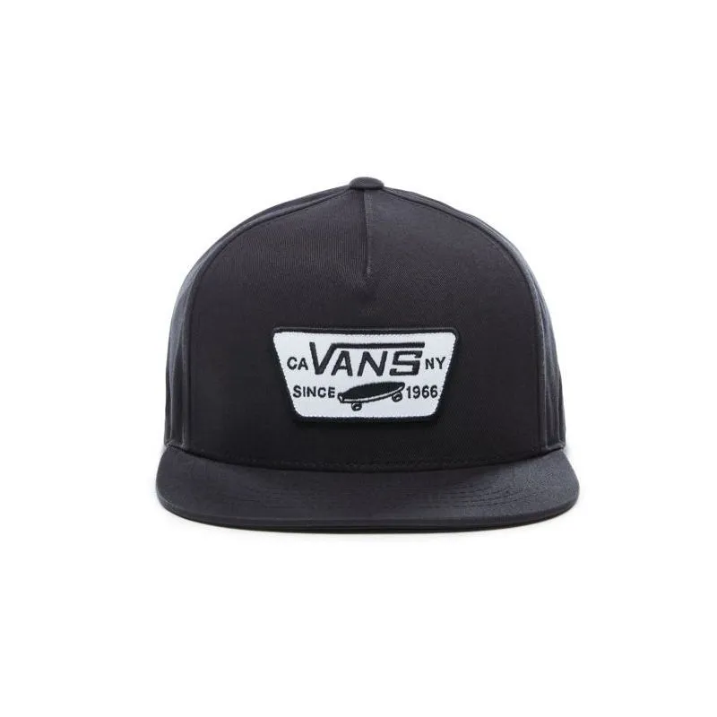 Gorra snapback Vans full patch (True Black)