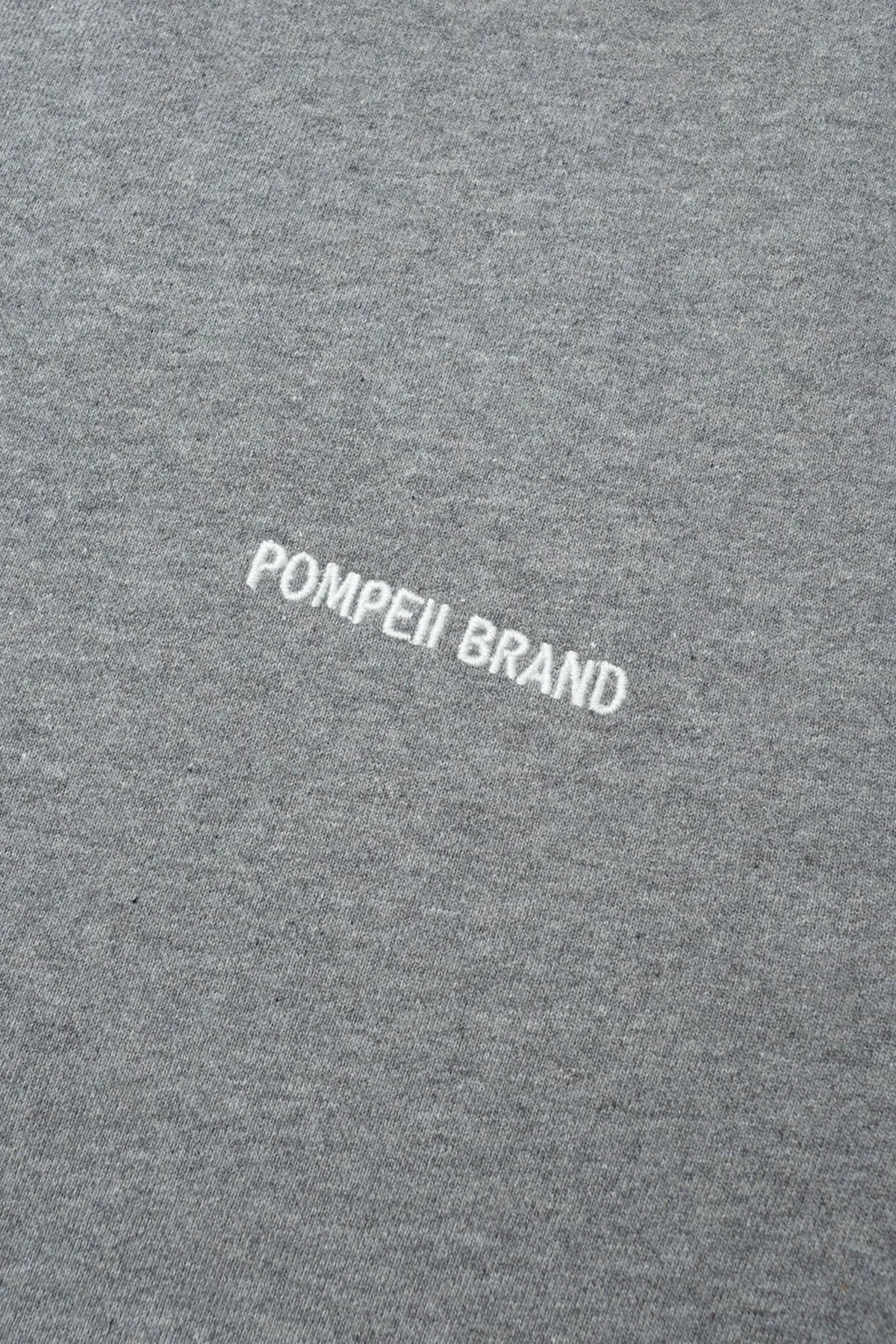 GREY LOGO CREWNECK