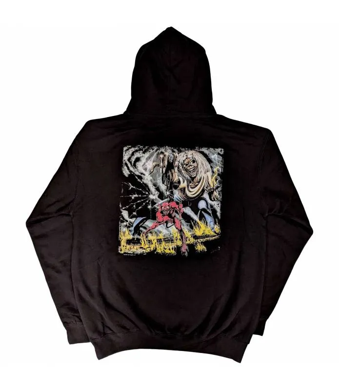 IRON MAIDEN Sudadera Unisex Number Of The Beast Vintage Pullover Rock Off IMHOOD140MB