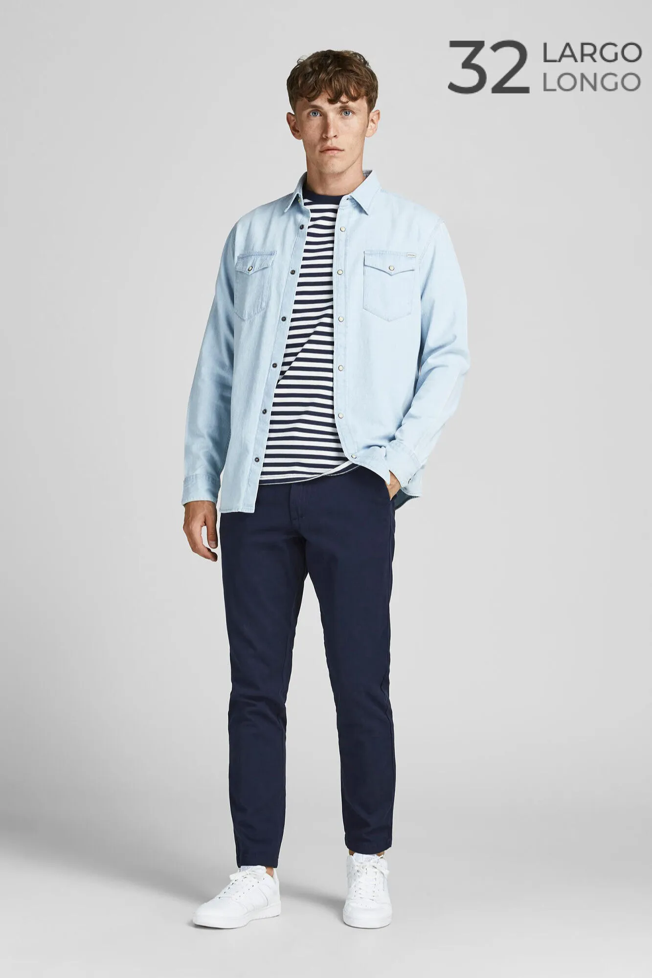 Jack & Jones Pantalón chino algodón