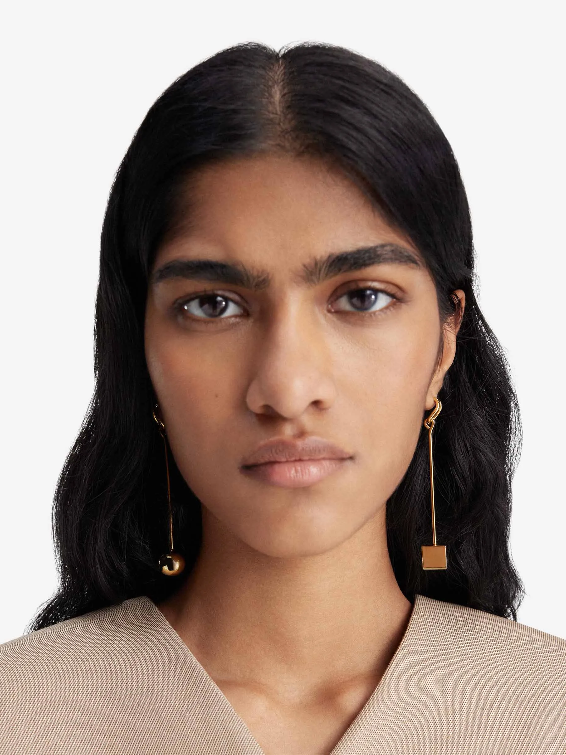 Jacquemus Pendientes Les Boucle Nodo