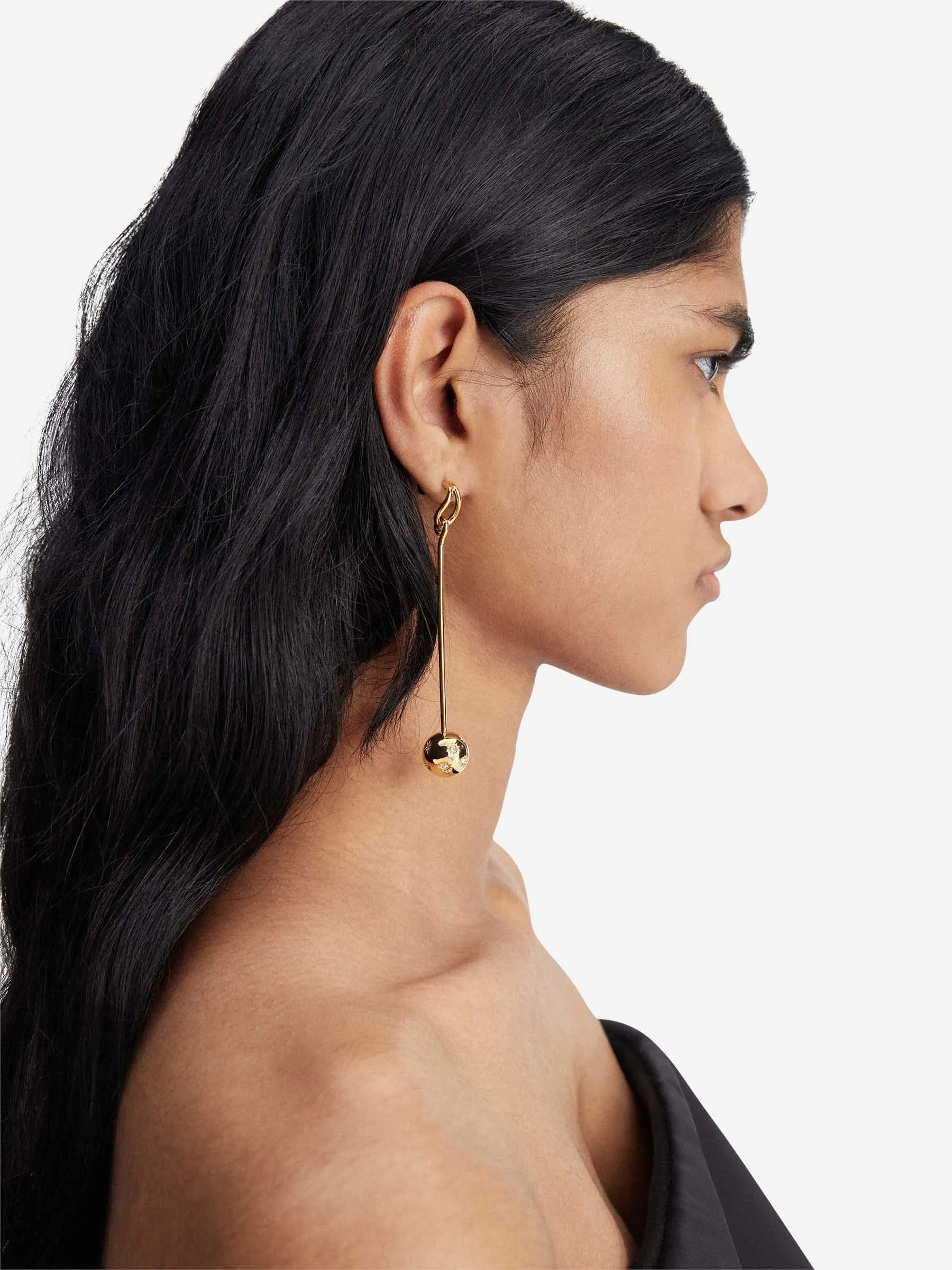 Jacquemus Pendientes Les boucles Nodo