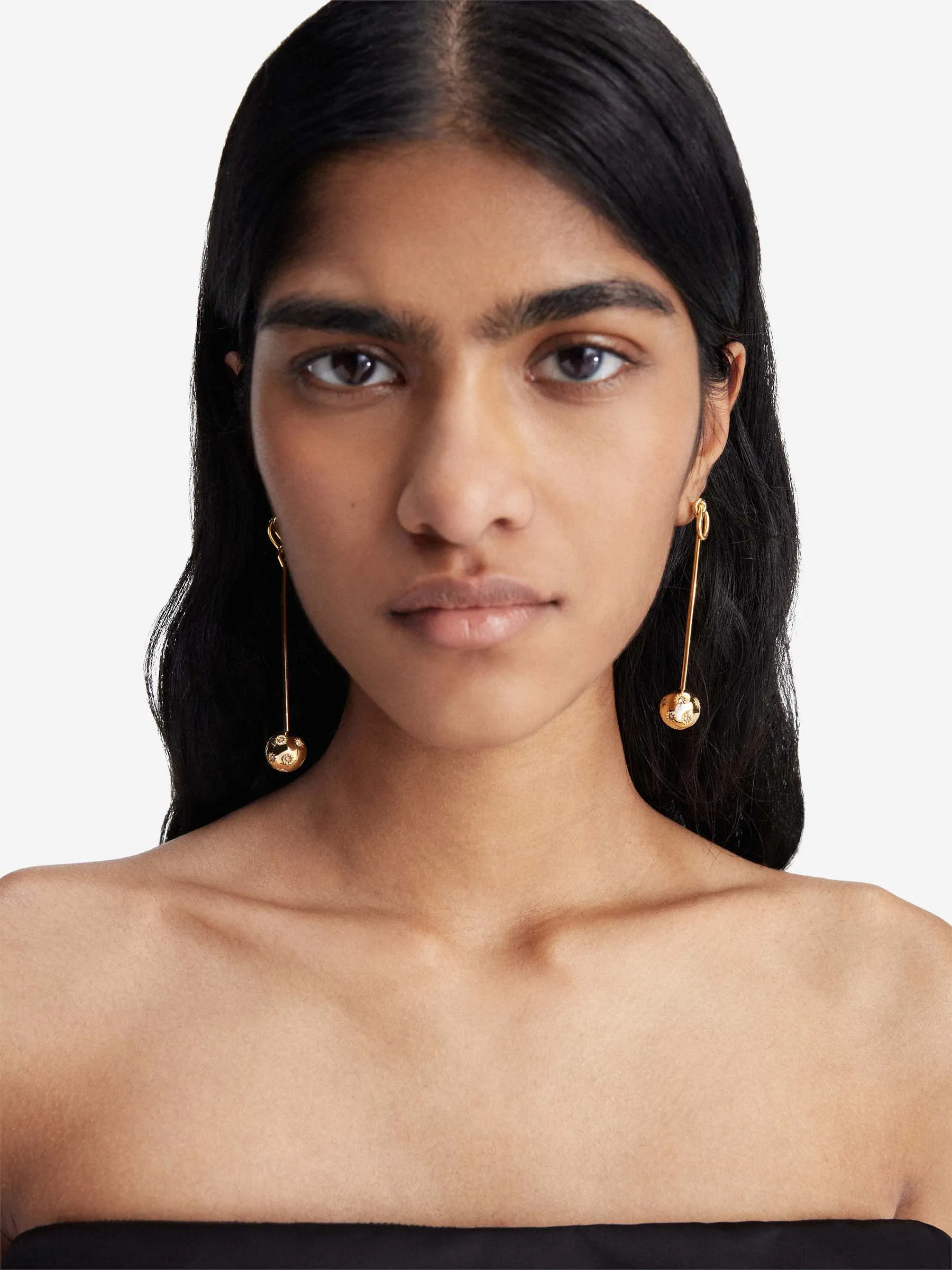 Jacquemus Pendientes Les boucles Nodo