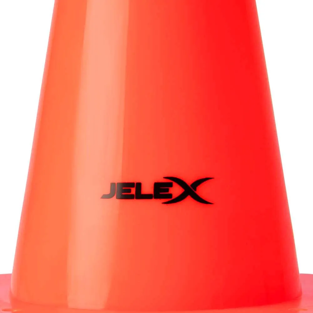 JELEX Dribbler Conos de entrenamiento 10 piezas 31 cm alto