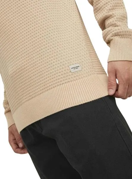 Jersey Jack and Jones Atlas Beige para Hombre