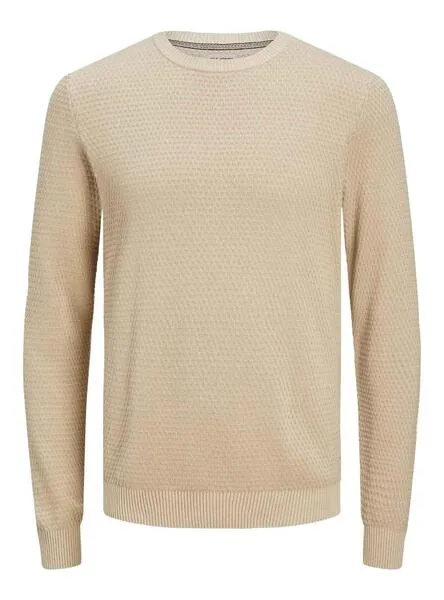 Jersey Jack and Jones Atlas Beige para Hombre