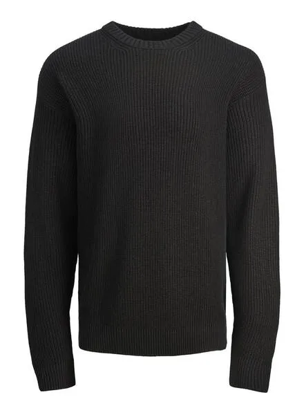 Jersey Jack and Jones Rib Negro para Hombre