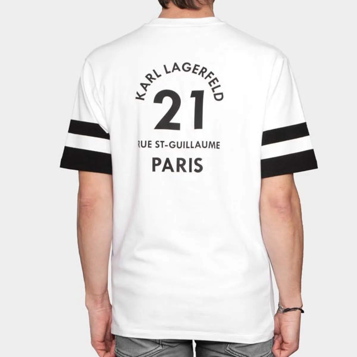 KARL LAGERFELD  CAMISETA BLANCA