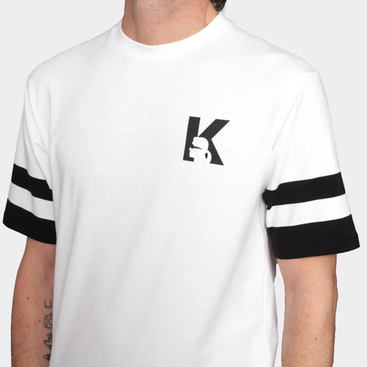 KARL LAGERFELD  CAMISETA BLANCA