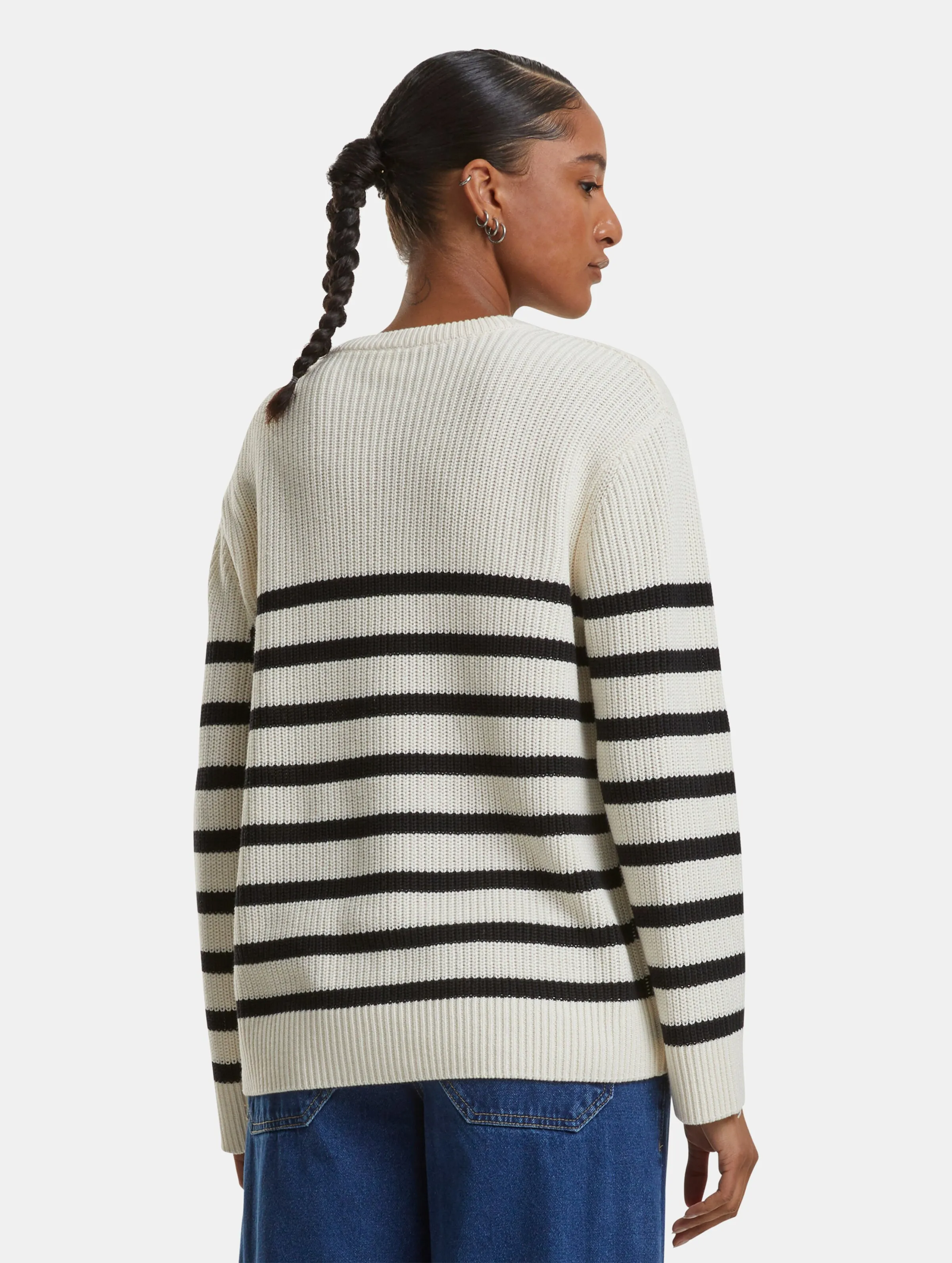 Ladies Rib Striped