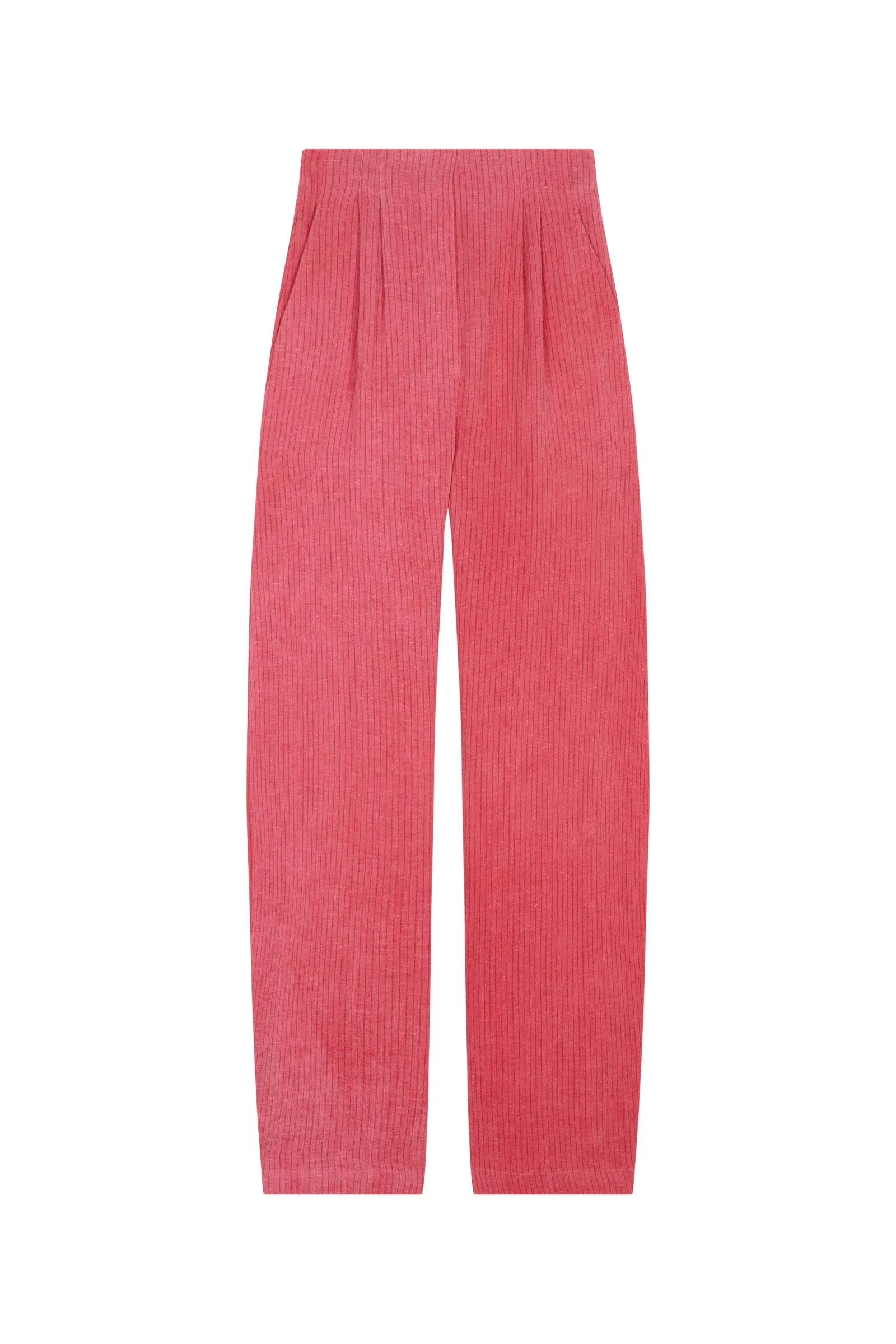 Lupe, striped maltinto linen pants