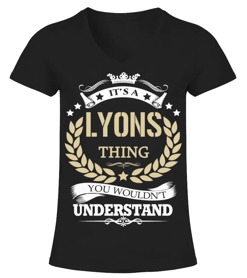 LYONS  IT'S A LYONS THING CAMISETA CUELLO PICO MUJER